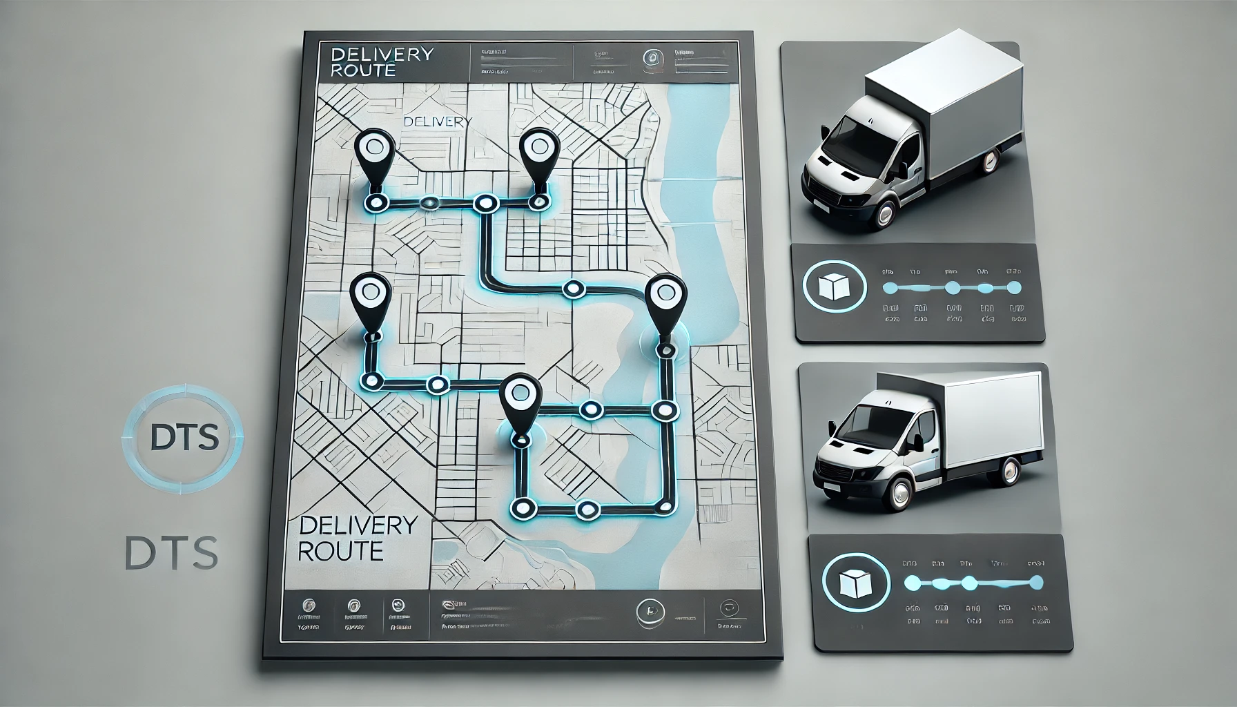 Logistic map showing advanced technology used in DTS